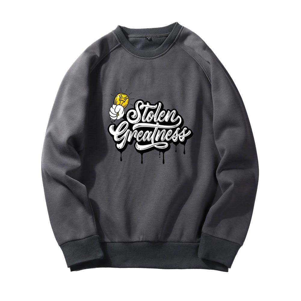 Dark Gray Stolen Greatness Crewneck