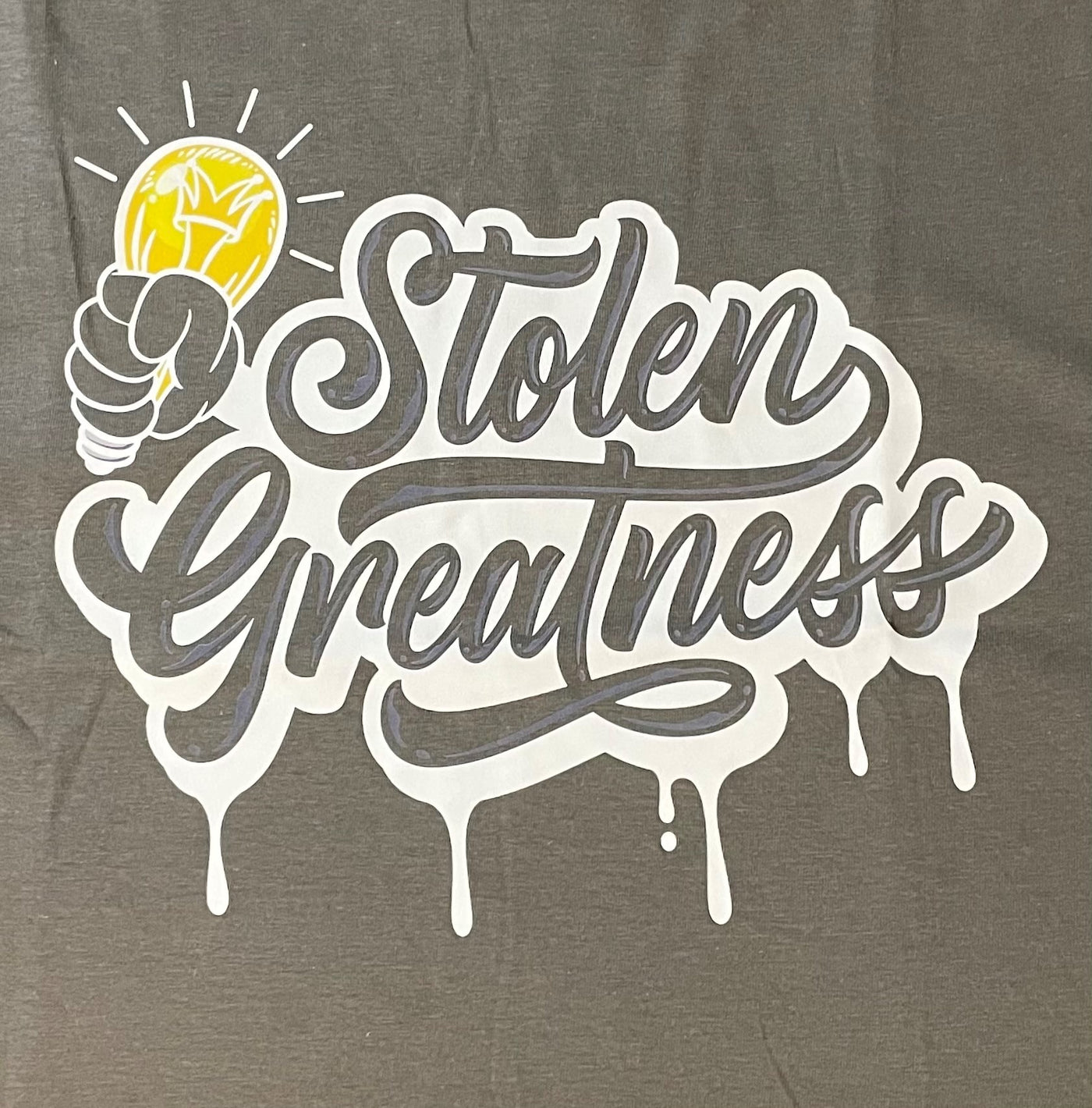 Dark Gray Stolen Greatness Shirt