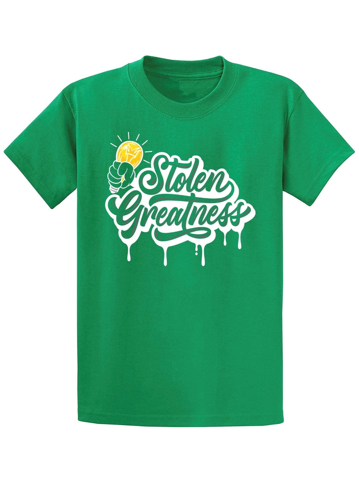 Kids Green Stolen Greatness Shirt