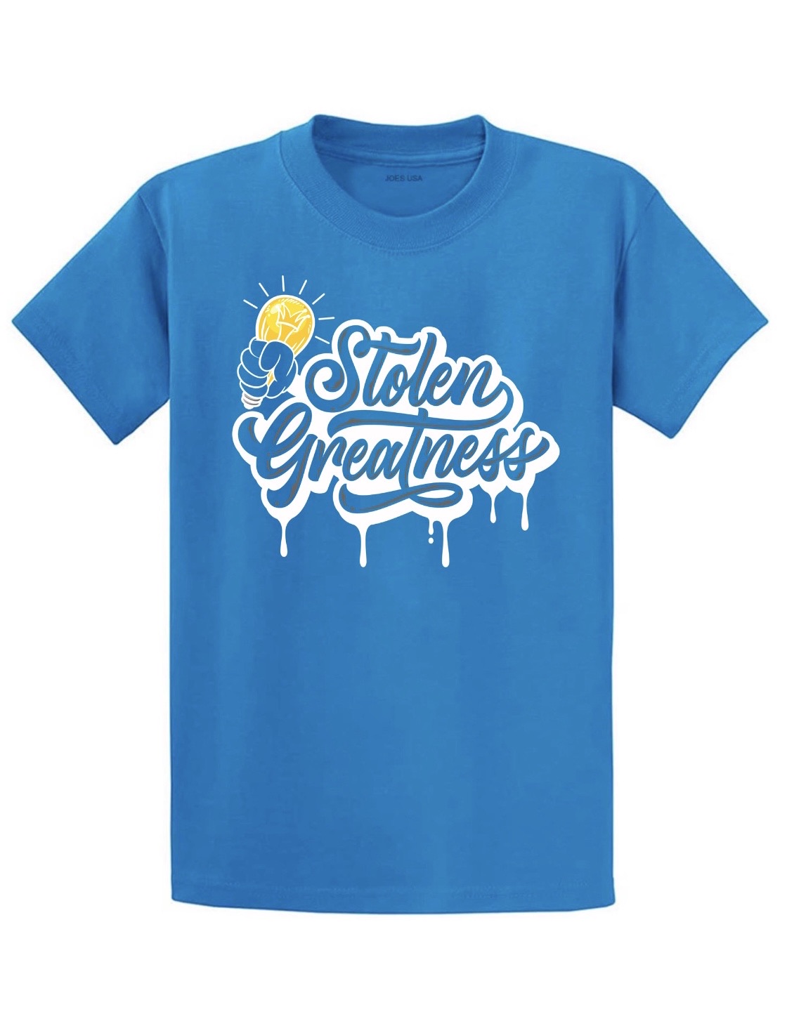 Kids Blue Stolen Greatness Shirt