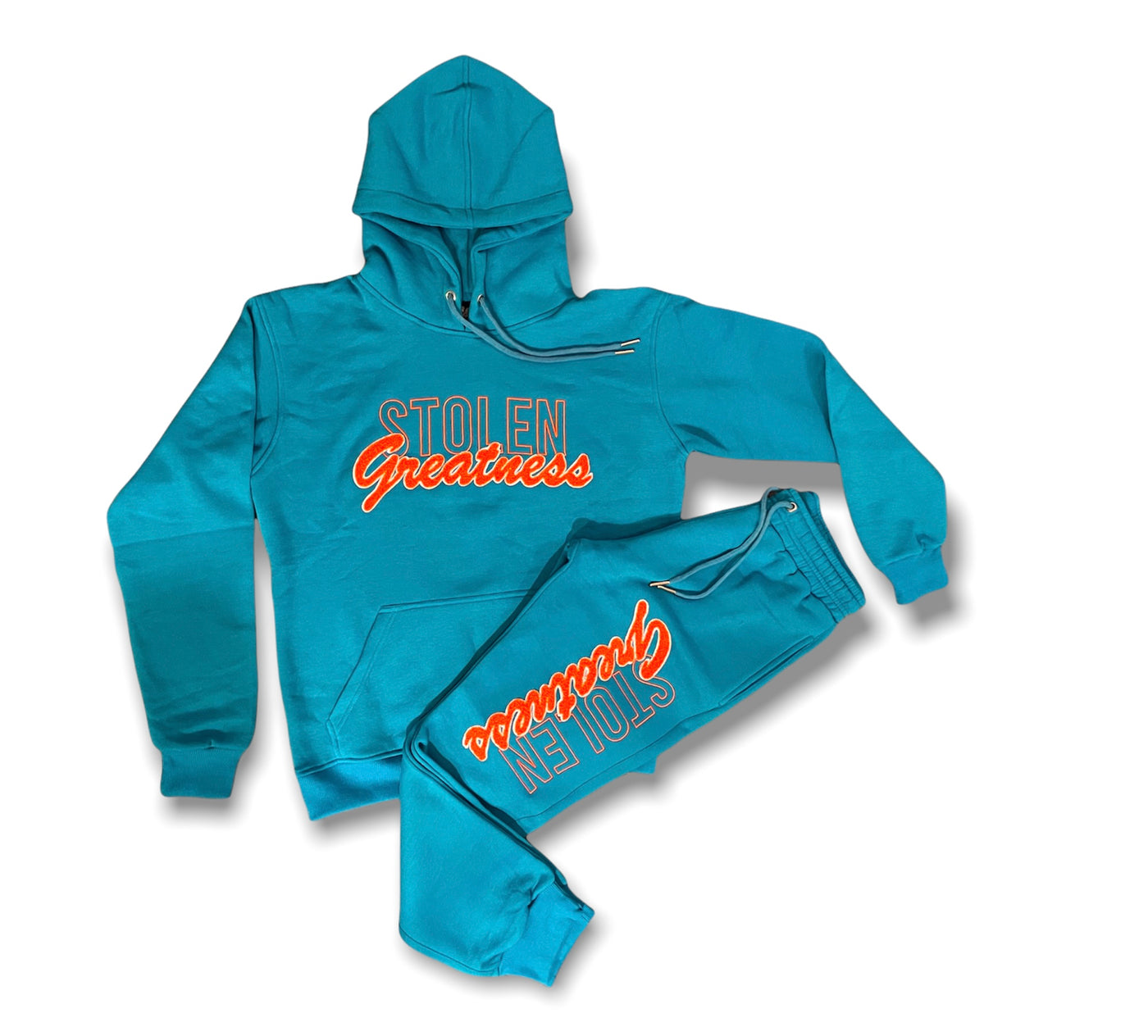 Stolen Greatness Cyan Blue Sweatsuit