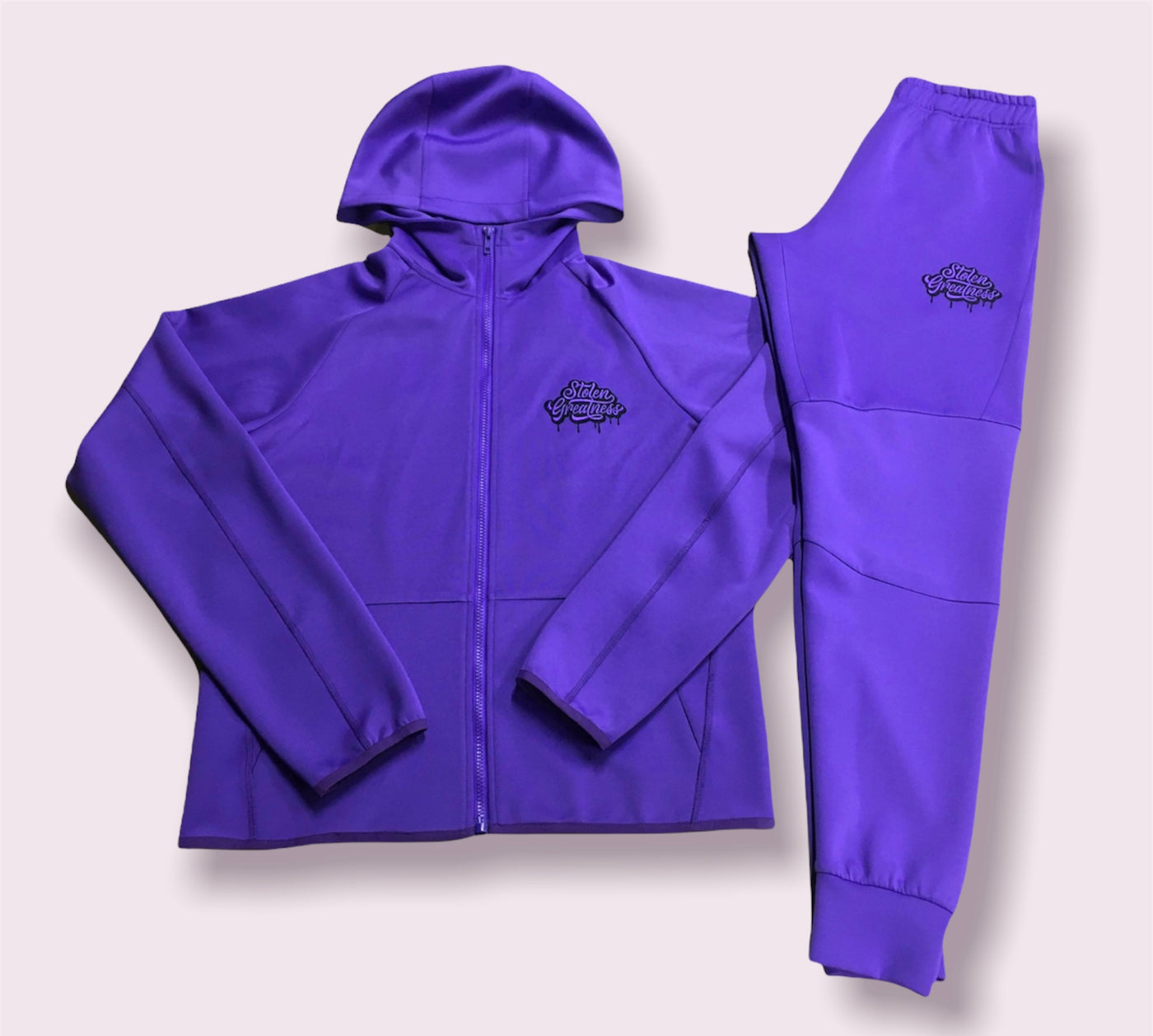 Stolen Greatness Purple Tracksuit