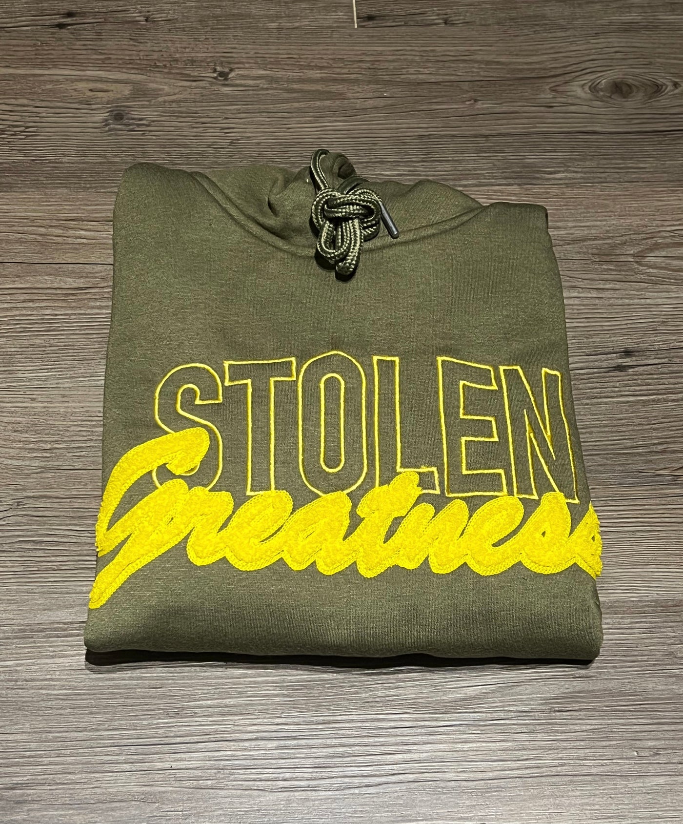 Stolen Greatness Army Green Sweatsuit