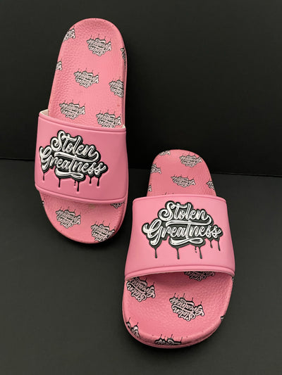 Pink Stolen Greatness Slides