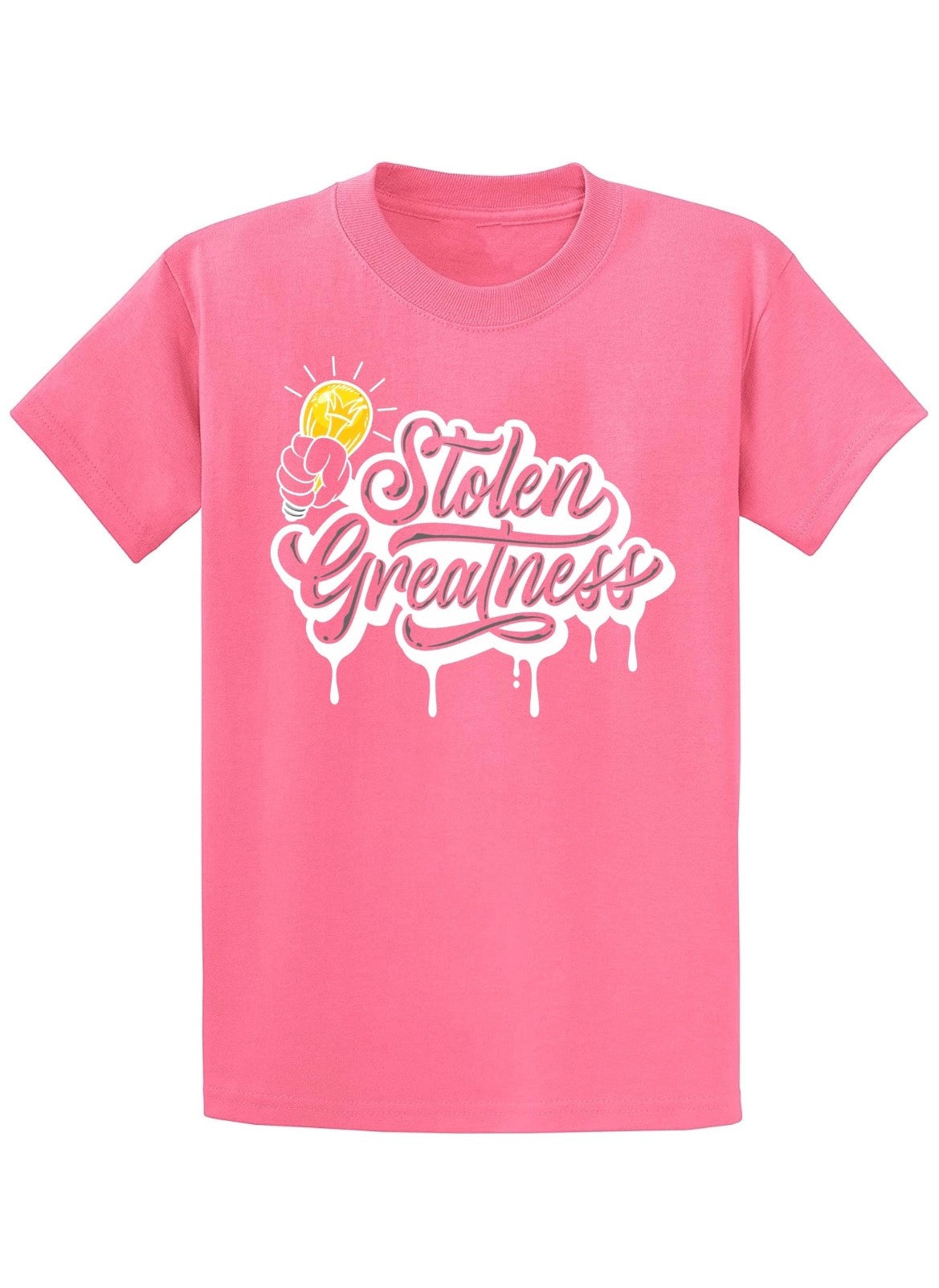 Kids Pink Stolen Greatness Shirt