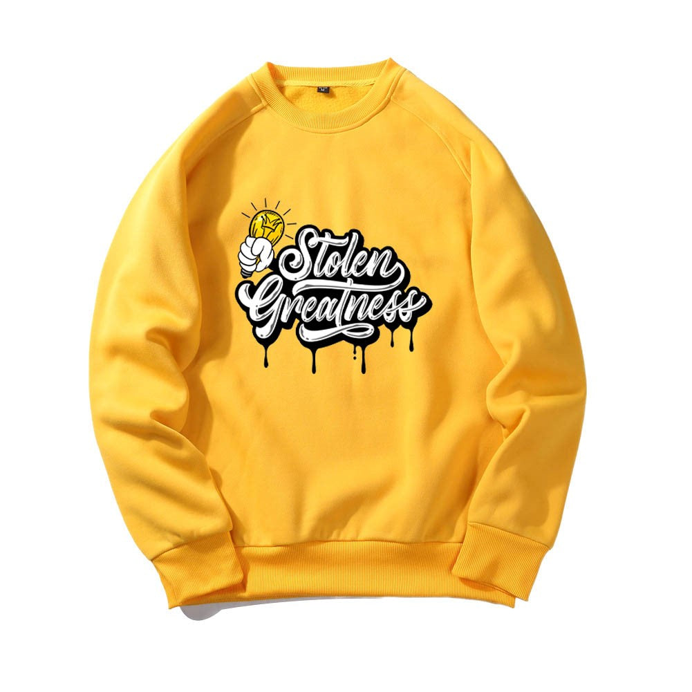 Yellow Stolen Greatness Crewneck